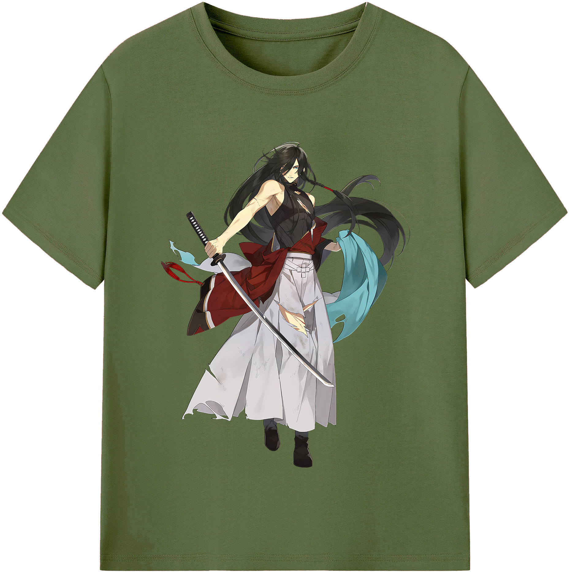 （画像用） 刀剣乱舞 Touken Ranbu 綿100％半袖Tシャツ（フロントプリント）